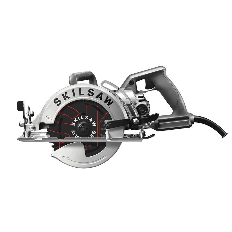 SKILSAW SPT77W-RT 7-1/4 in. Aluminum Worm Drive Circular Saw with Carbide Blade