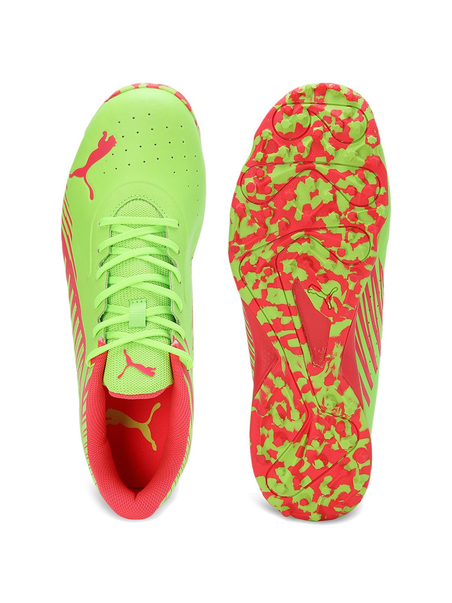 Puma Men's 22 FH Pro Green Cricket Shoes