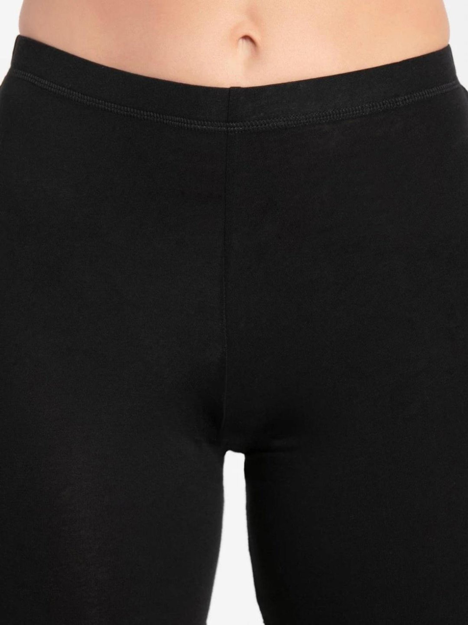 Jockey Black Skinny Fit Sports Shorts