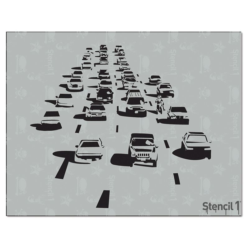 Stencil1 Traffic - Stencil 8.5" x 11"