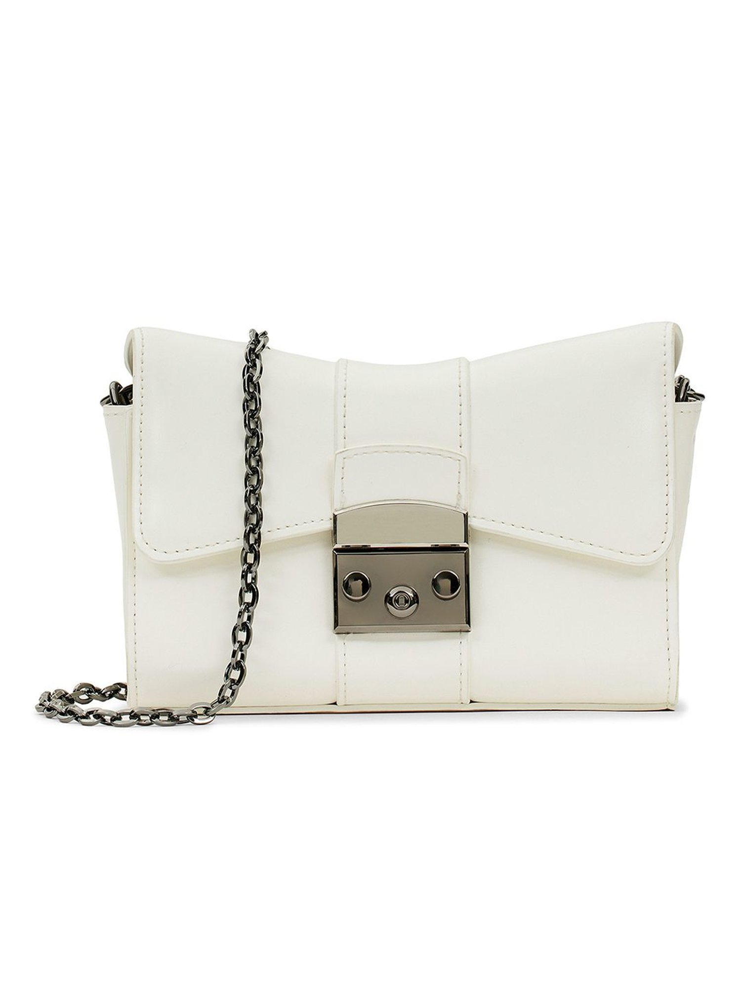 Miraggio Riley White Small Cross Body Bag