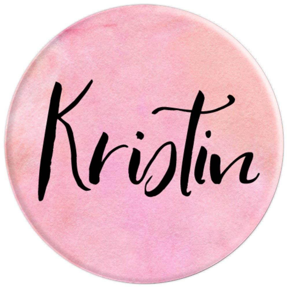 Kristin Personalized Custom Name Pop Socket - PopSockets Grip and Stand for Phones and Tablets