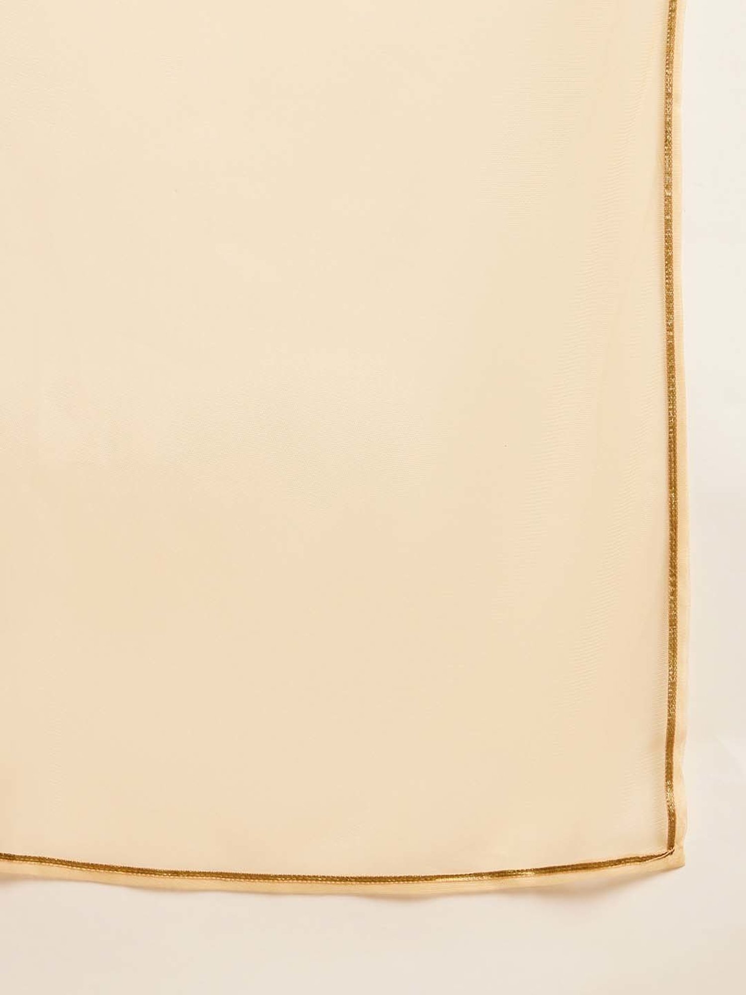 Ziyaa Beige Printed Kurta With Pant & Dupatta