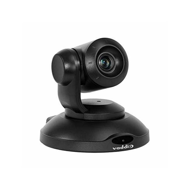 Vaddio EasyIP 10 PoE Powered and 1080p/60 Full PTZ Camera, Black