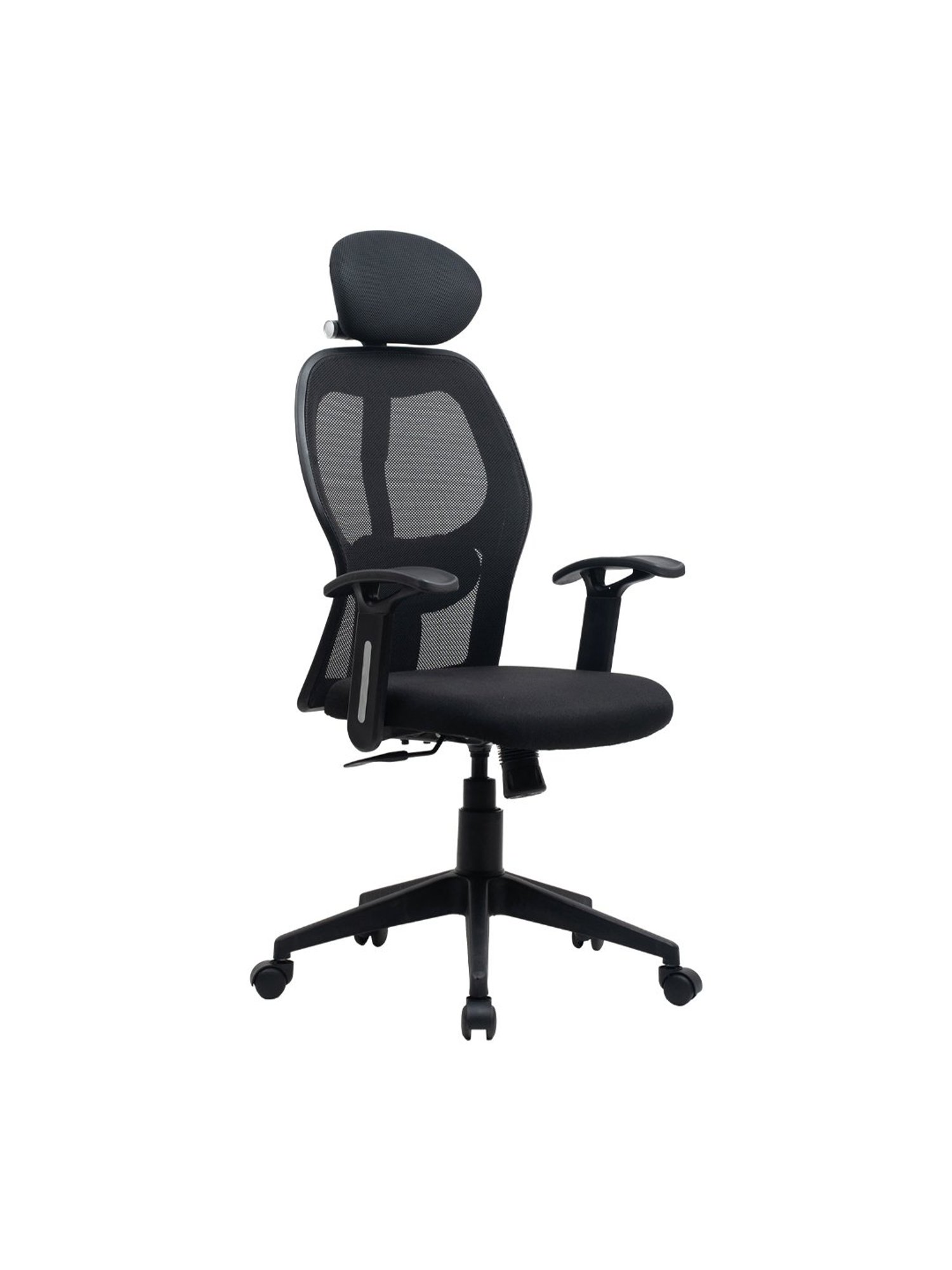 Durian Chaste Black Fabric Executive Chair