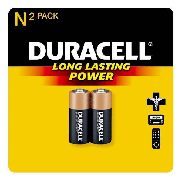 Duracell Coppertop Alkaline Medical Battery N 1.5V 2/Pk MN9100B2PK