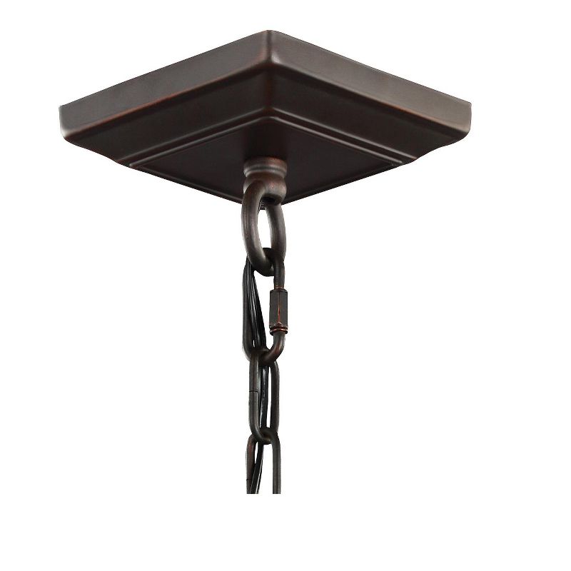 Generation Lighting Galloway 3 light Dark Antique Copper / Antique Copper Pendant F3088/3DAC/AC