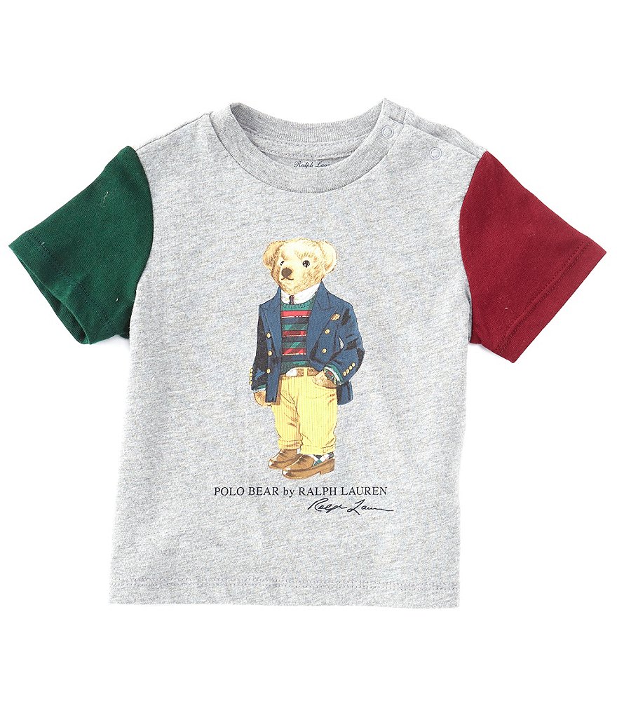 Ralph Lauren Baby Boys 3-24 Months Short-Sleeve Greenwich Polo Bear Tee