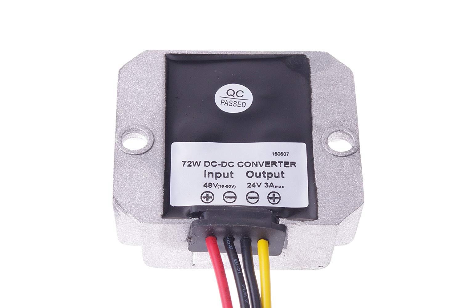 SMAKN DC/DC Converter 36V/48V to 24V 3A 72W Step-Down Power Supply Module