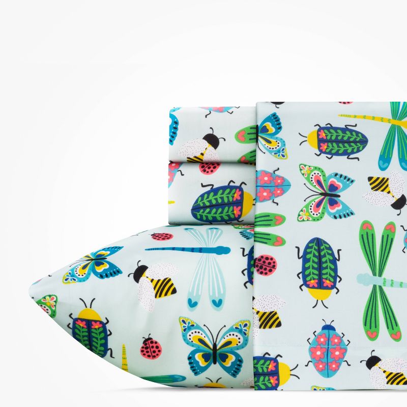 Queen Snug As A Bug Twin Sheet Set Green - Highlights