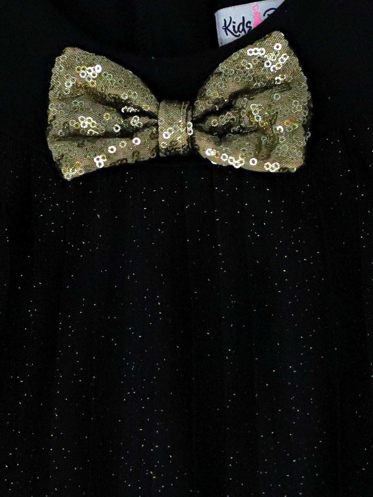 KidsDew Black Regular Fit Dress