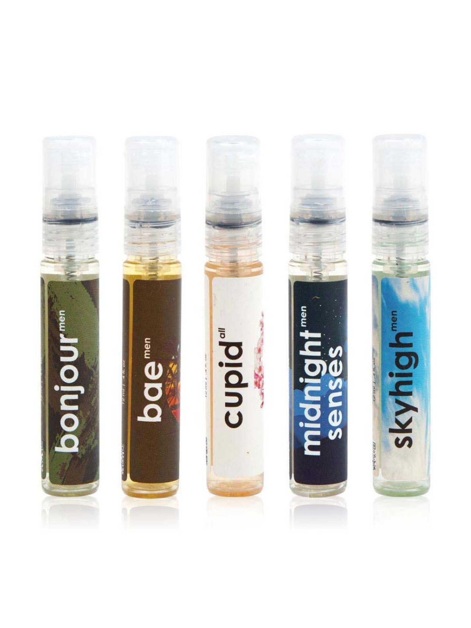 Adiveda Natural Perfume Trial Set of 5 For Men