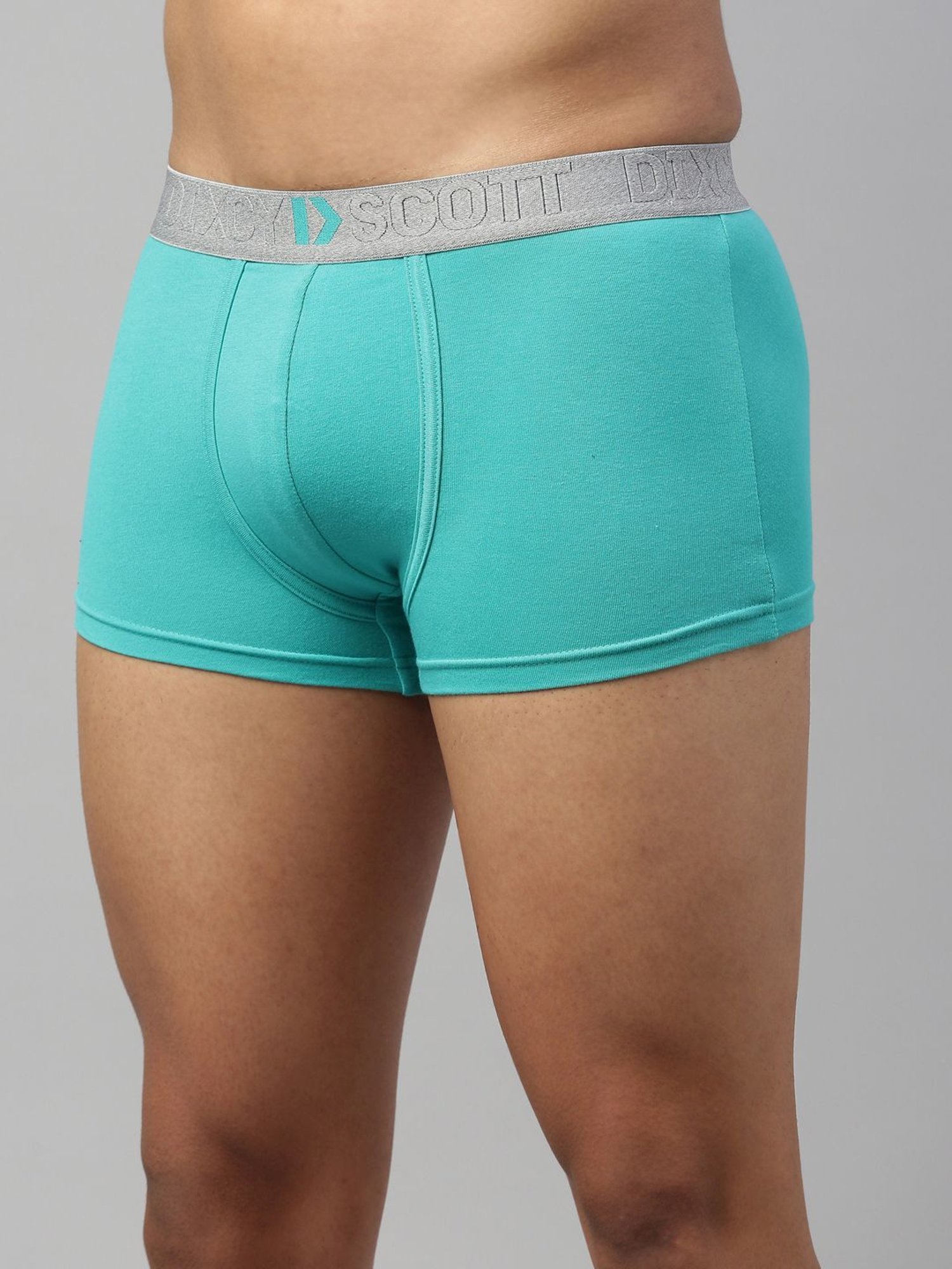 DIXCY SCOTT MAXIMUS Navy Melange & Emerald Regular Fit Trunks - Pack Of 2