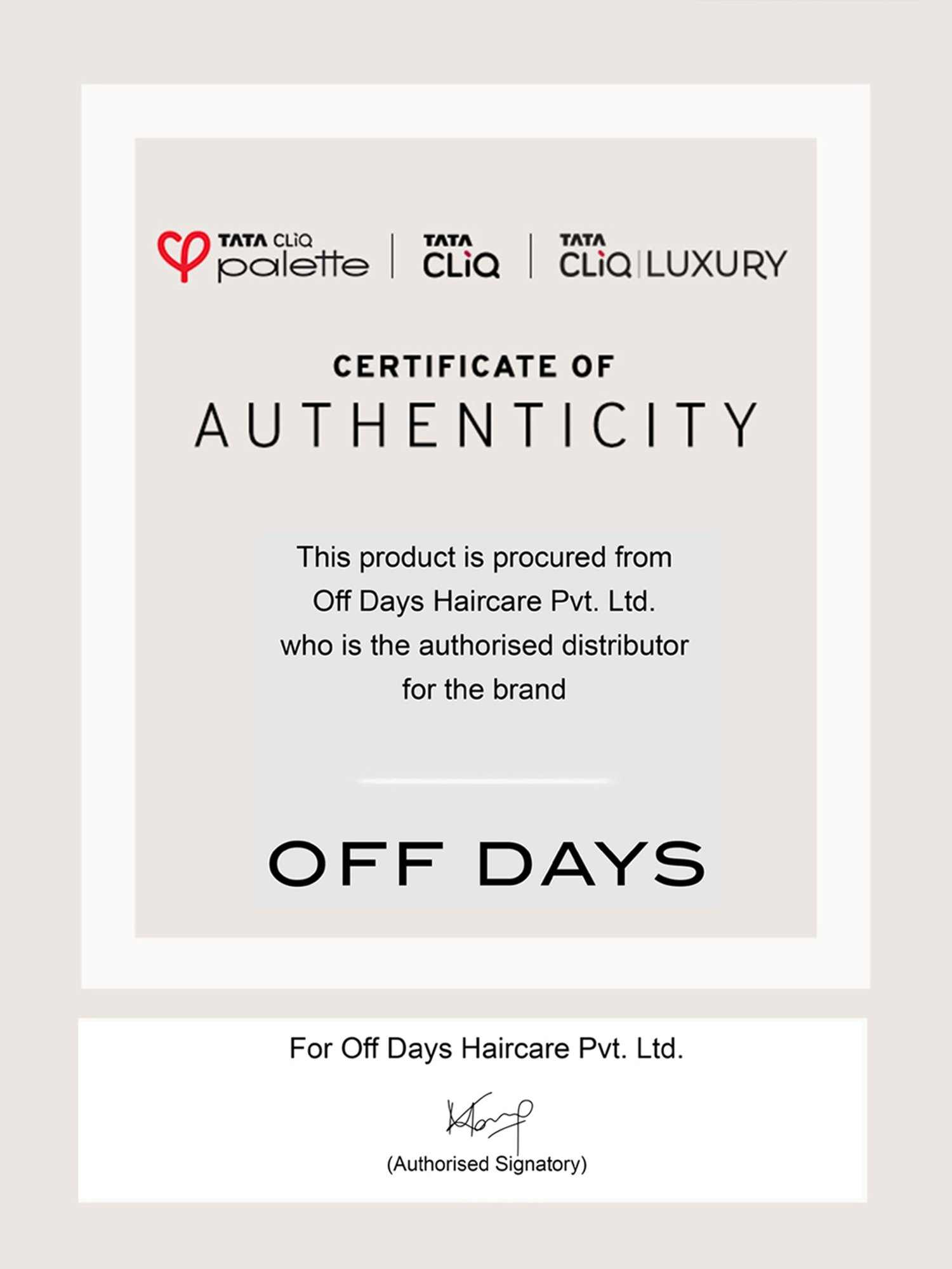 Off Days Shampoo & Conditioner Combo