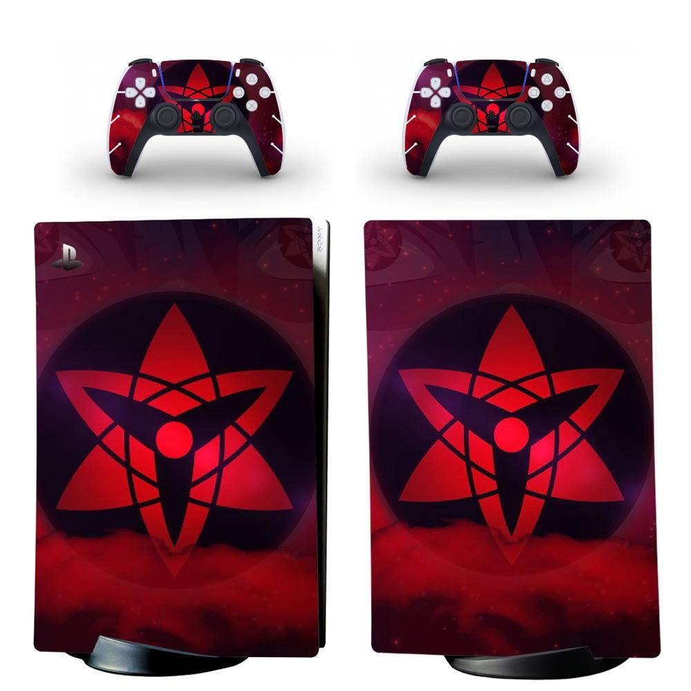 Anime Naruto PS5 Digital Edition Skin Sticker Decal Cover for PlayStation 5 Console and Controllers PS5 Skin Sticker Decal