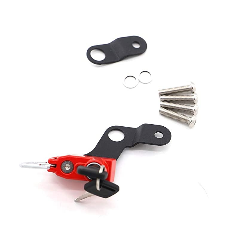 Helmet Lock Anti-Theft For Suzuki GSX1300R Hayabusa 2008 and later - Red
