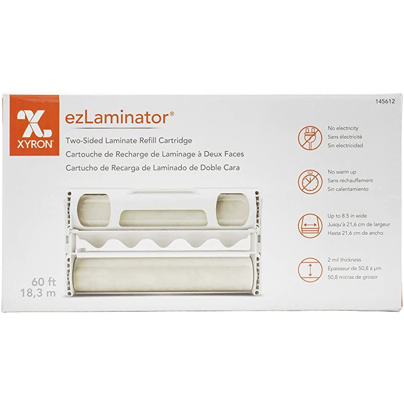 ACCO BRANDS  Two Sided Laminate Refill for ezLaminator, 9" x 60', Refill Cartridge (145612)
