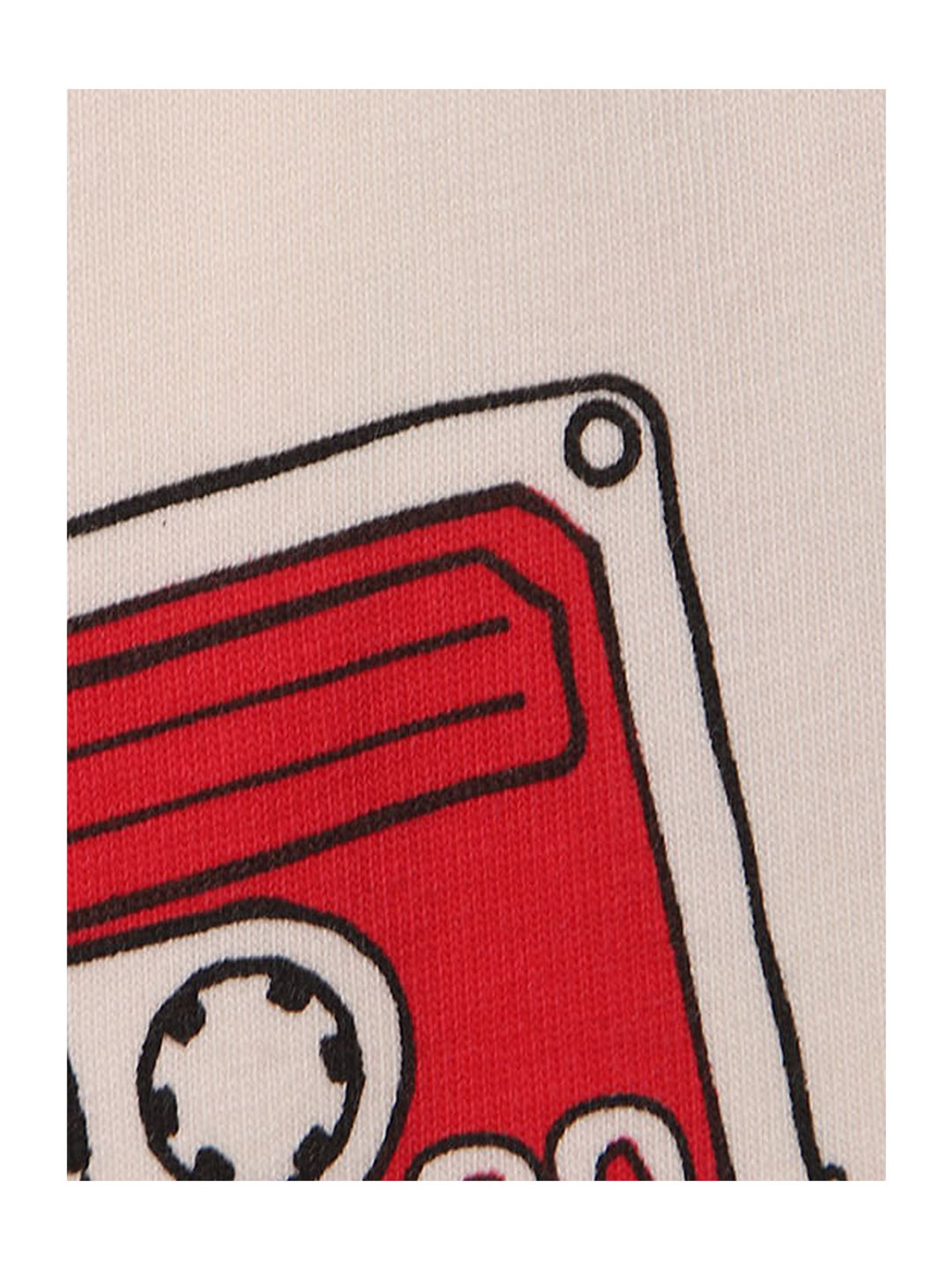 Nino Bambino Kids Cream Printed Romper