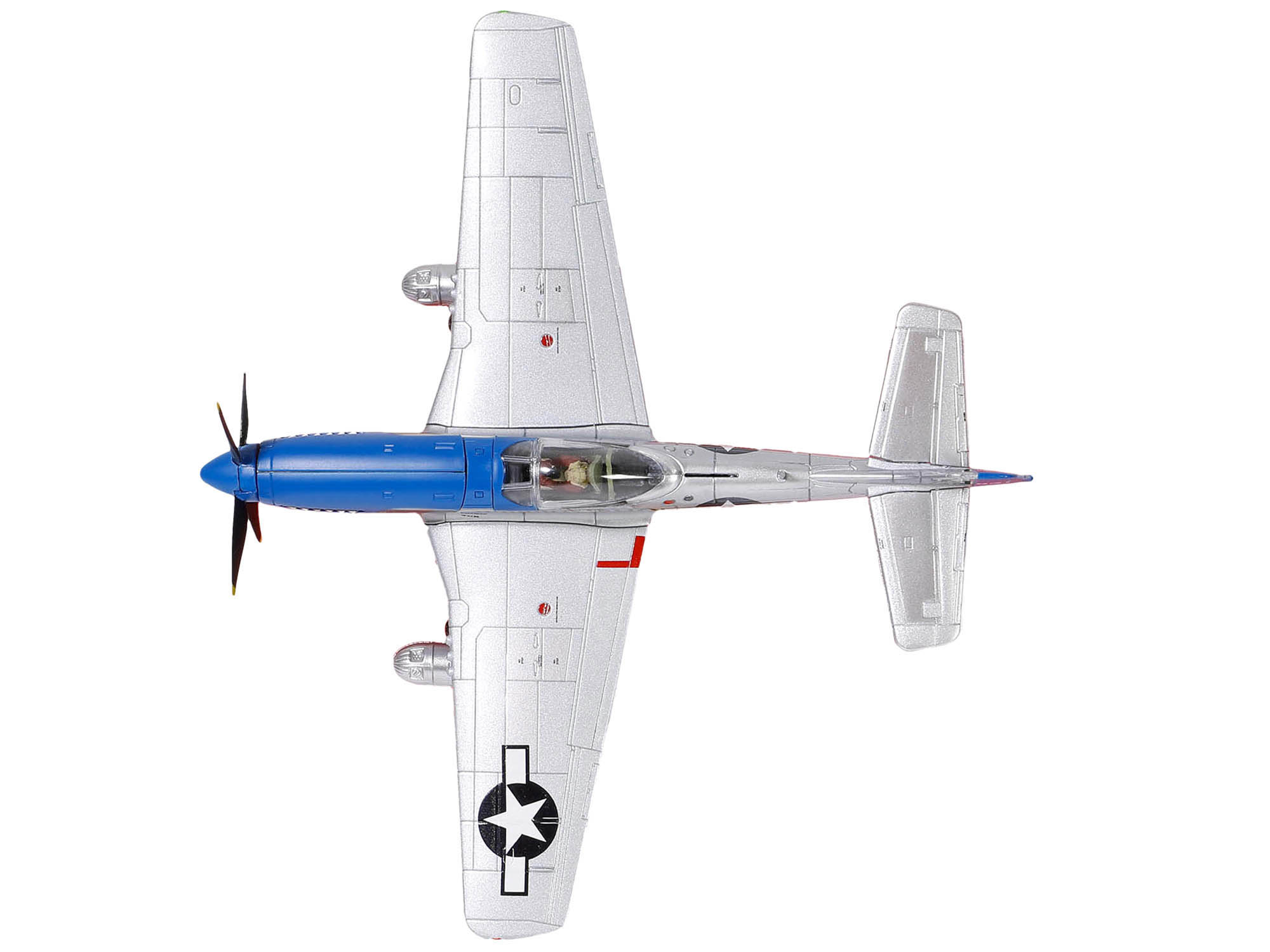 North American P-51D Mustang Fighter Aircraft "Lt. Col. McComas 118th Tactical Reconnaissance Squadron 23rd Fighter Group China" (1945) United States Army Air Force "Air Power Series" 1/48 Diecast Model by Hobby Master