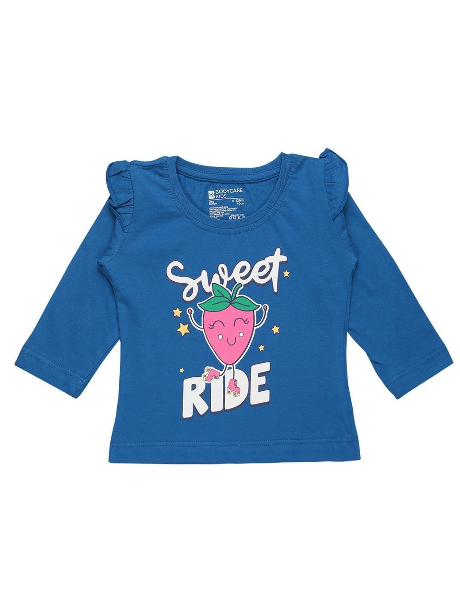 Ed-a-Mamma Baby Blue Printed Top