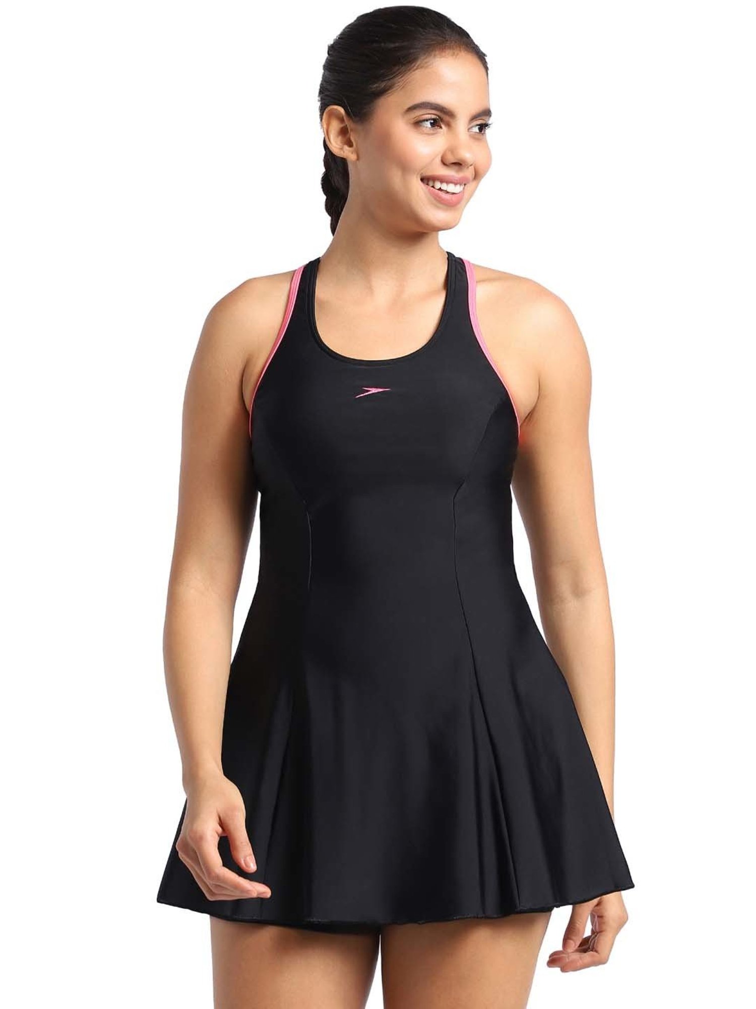 Speedo Black Plain Swimwear