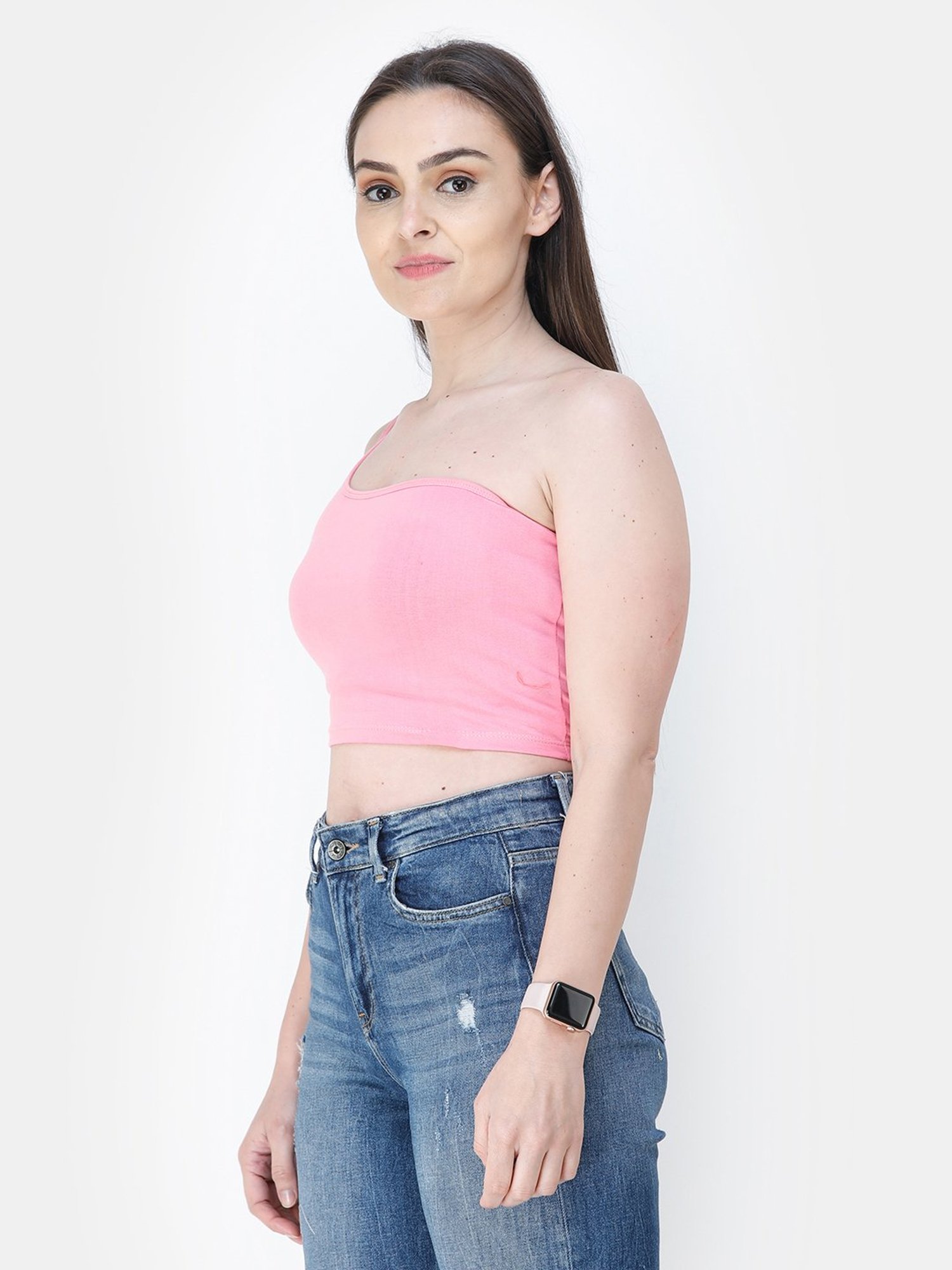Cation Pink Crop Top