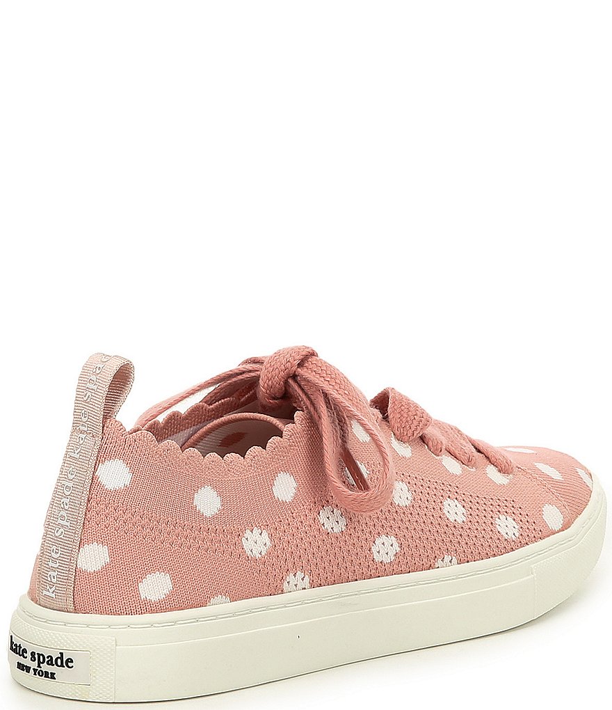 kate spade new york Abbie Dot Knit Lace-Up Sneakers