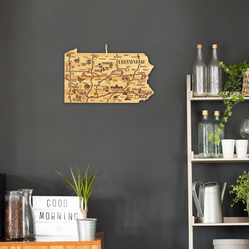 Totally Bamboo Destination Pennsylvania Serving and Cutting Board