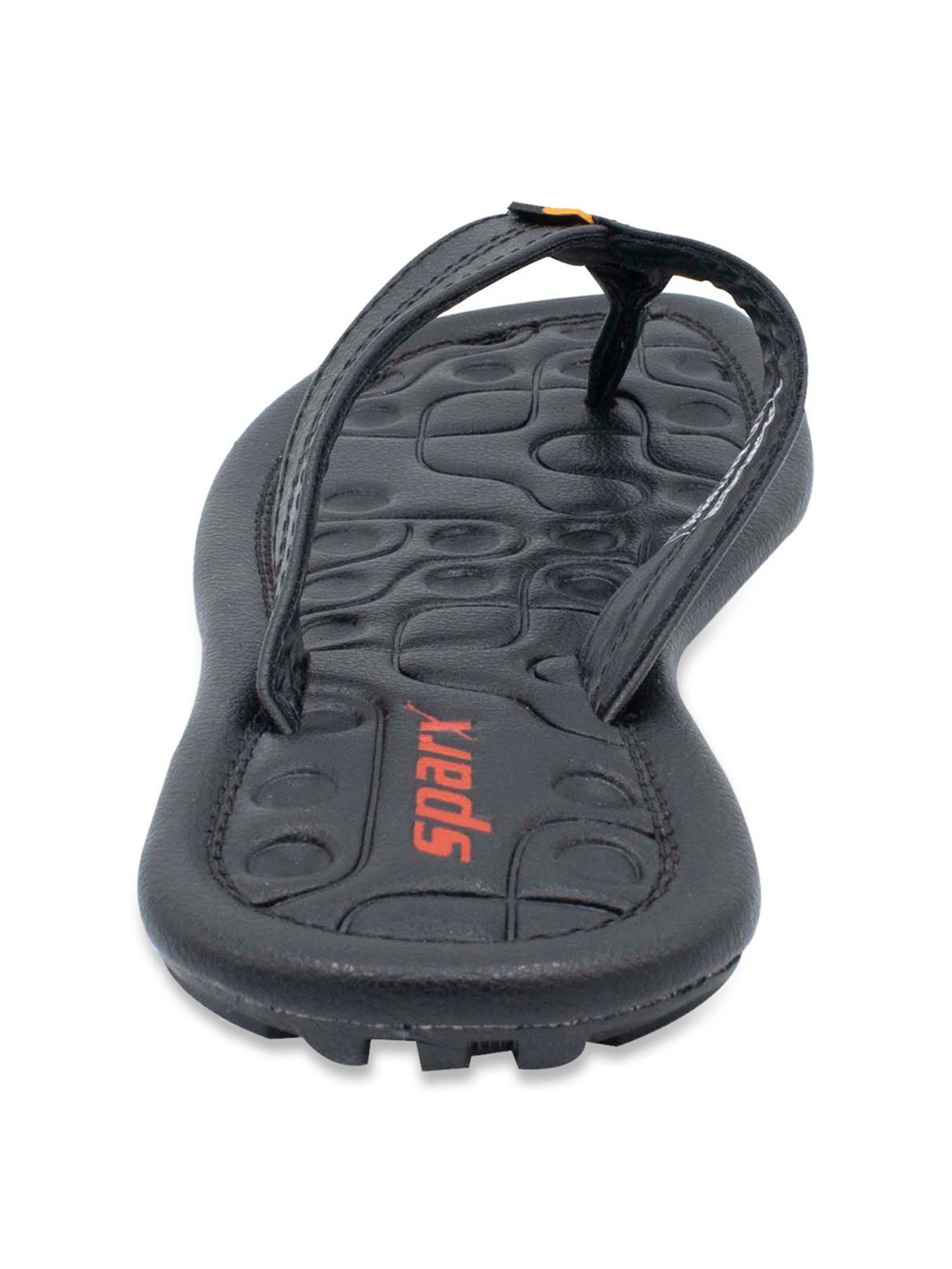 Sparx Men's Black Flip Flops
