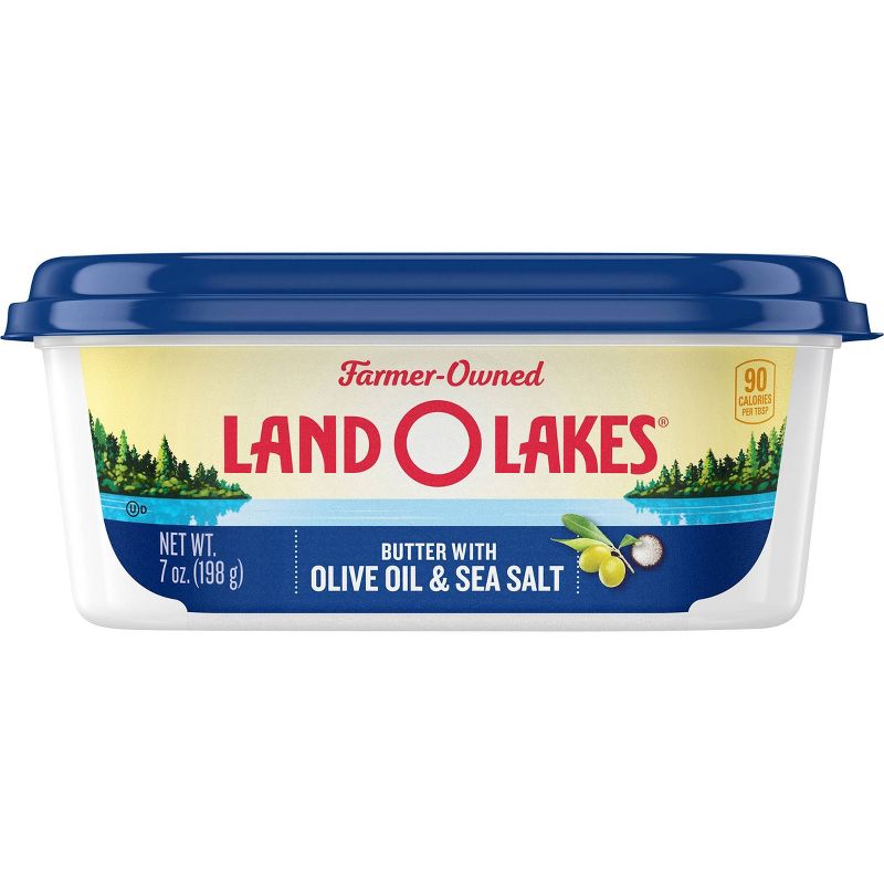 Land O Lakes Spreadable Butter with Olive Oil & Sea Salt - 7oz