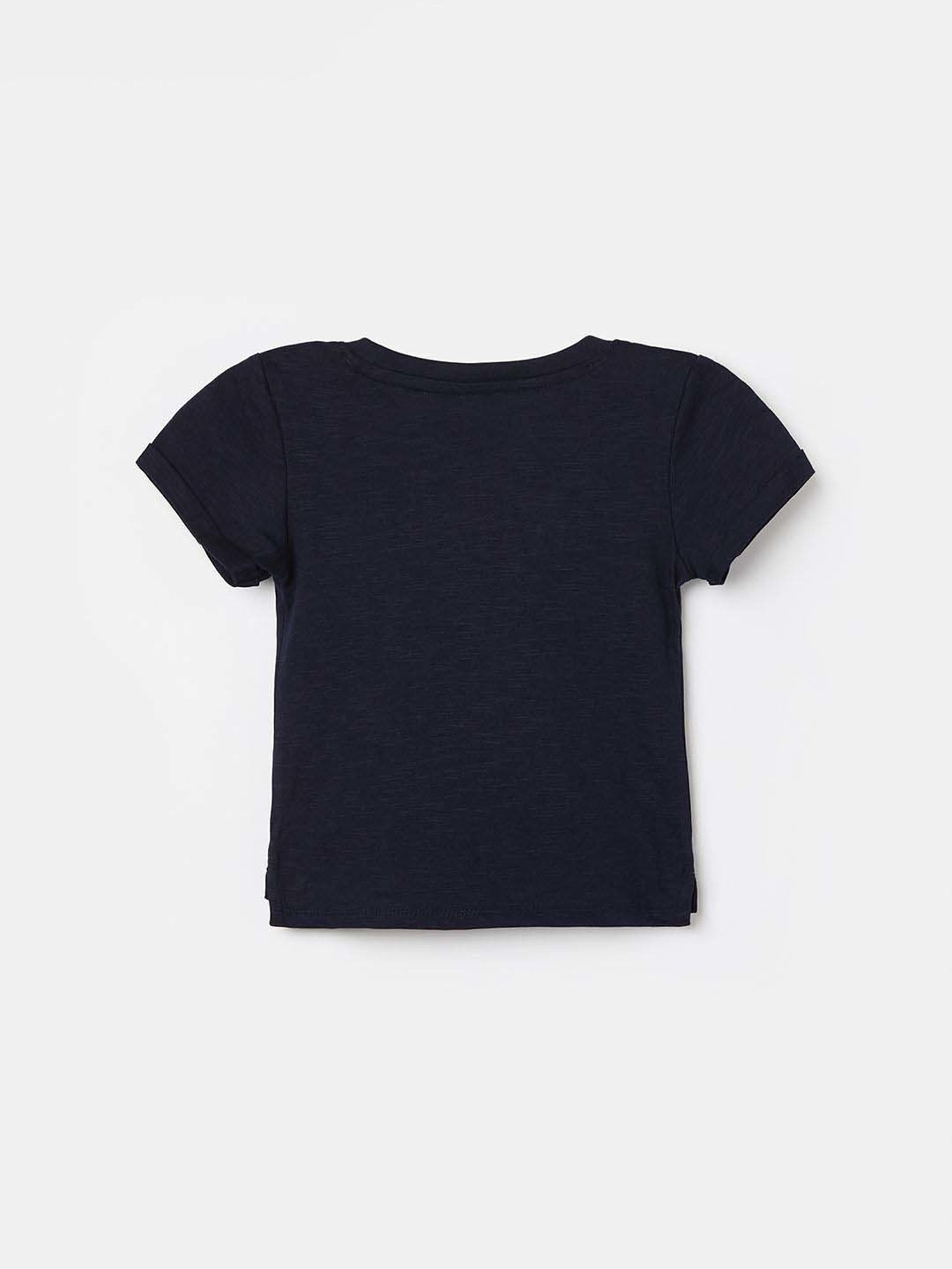 Juniors by Lifestyle Boys Blue Cotton Printed T Shirt