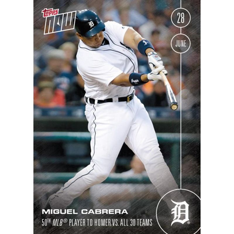 Topps Topps NOW Detroit Tigers Miguel Cabrera MLB 2016 Card 189 Trading Card