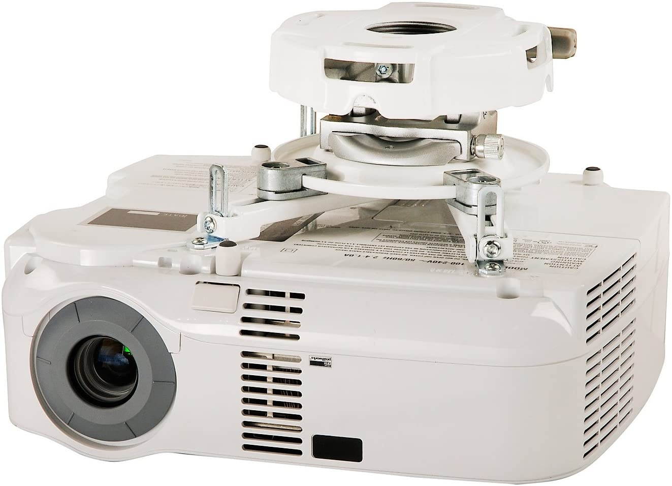 Peerless PRG-UNV-W Precision Gear Universal Projector Mount - White (Discontinued by Manufacturer)