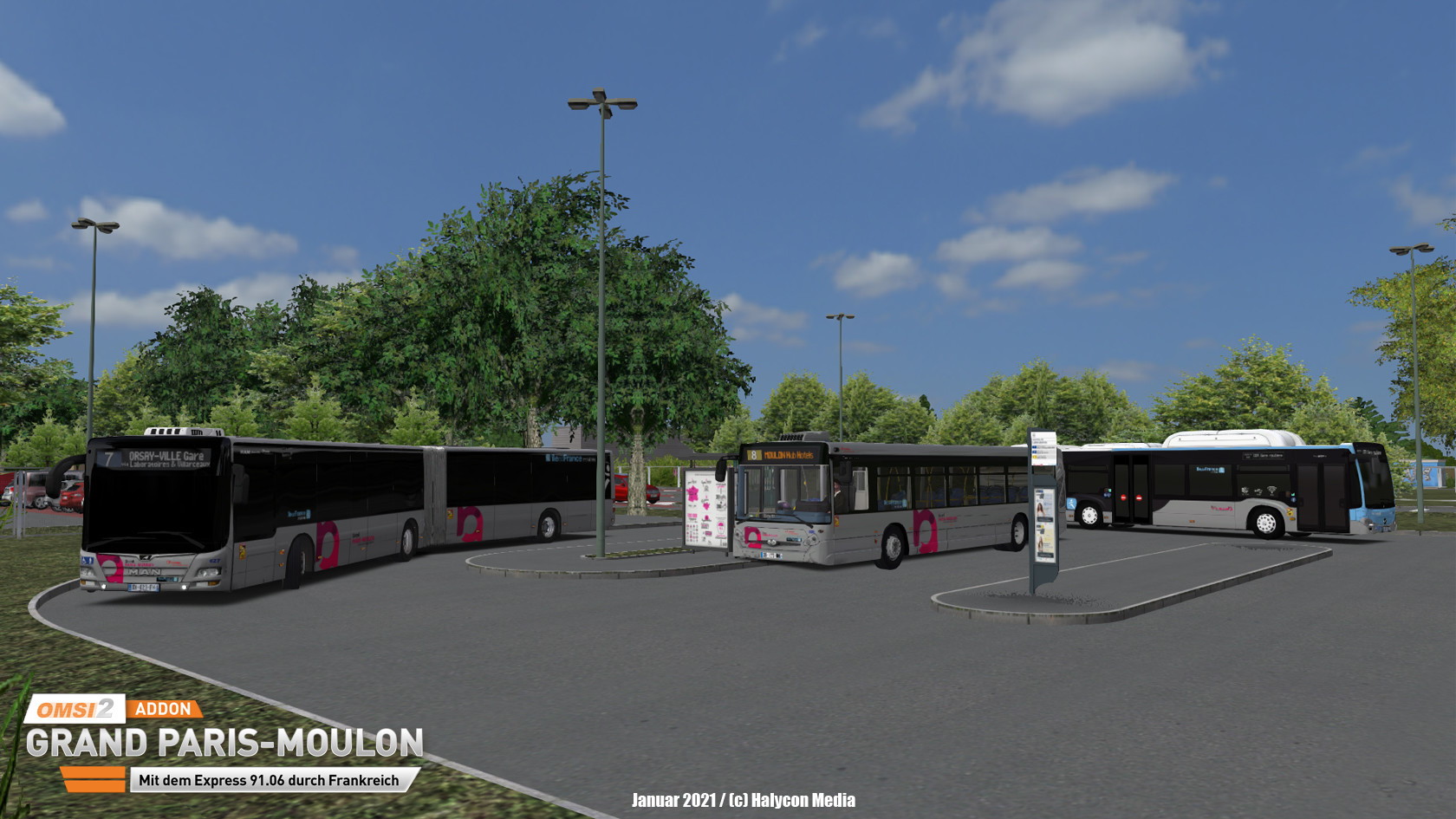 OMSI 2 Add-On E-Bus Hamburg  [Online Game Code]