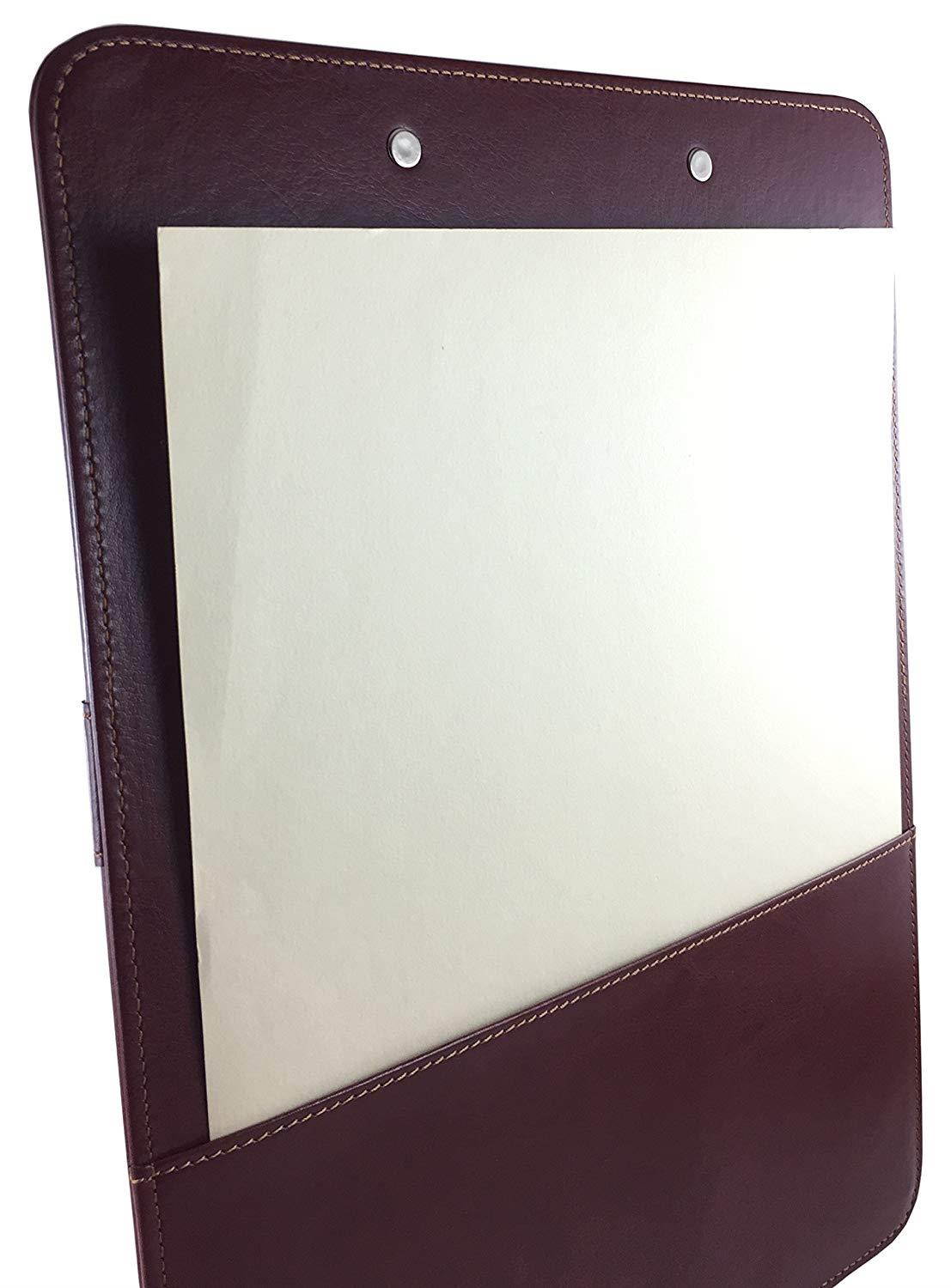 Trade Quest Clipboard Faux Leather Single (Tuscan Red)