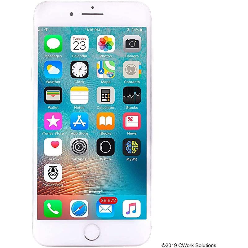 iPhone 8 Plus 64GB Silver For TMobile Renewed