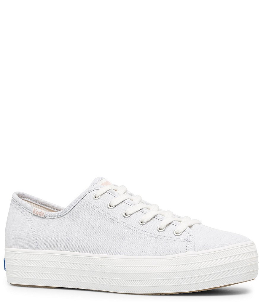 Keds Triple Kick Chambray Platform Sneakers