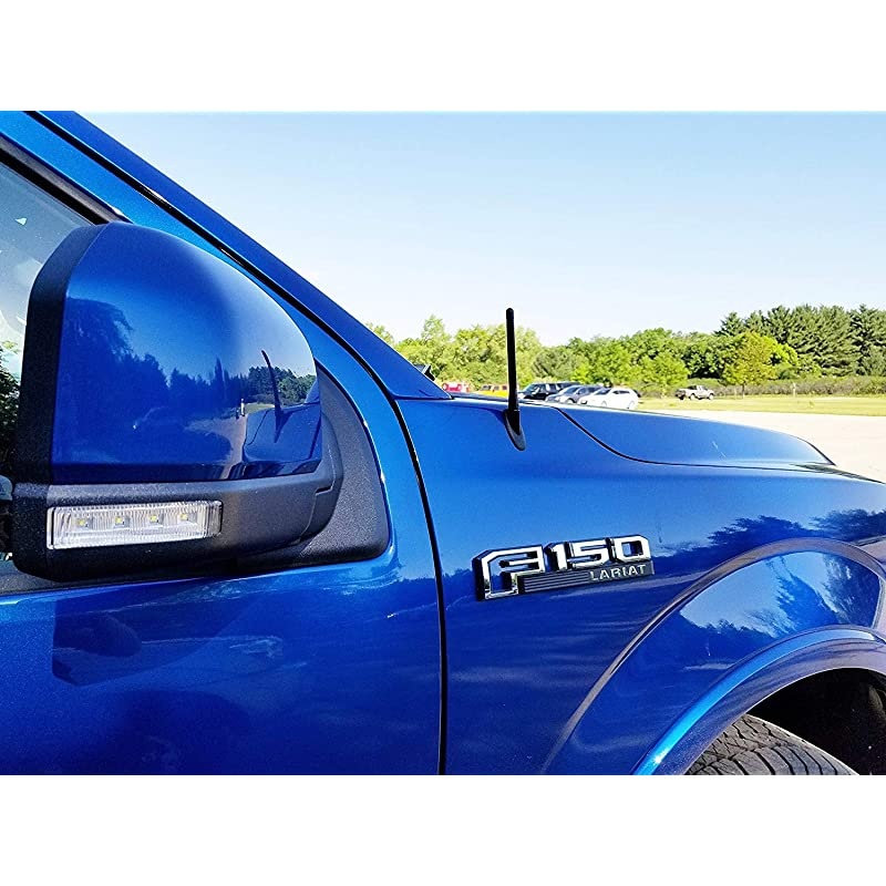 Made in USA - 5 Inch Black Aluminum Antenna is Compatible with Nissan Titan (2019-2021)