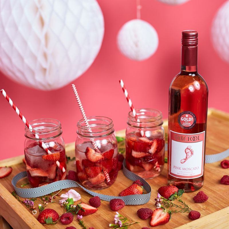 Barefoot Pink Moscato Wine - 750ml Bottle