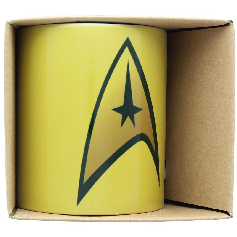NMR Distribution Star Trek Captain Delta Logo 11oz Boxed Ceramic Mug