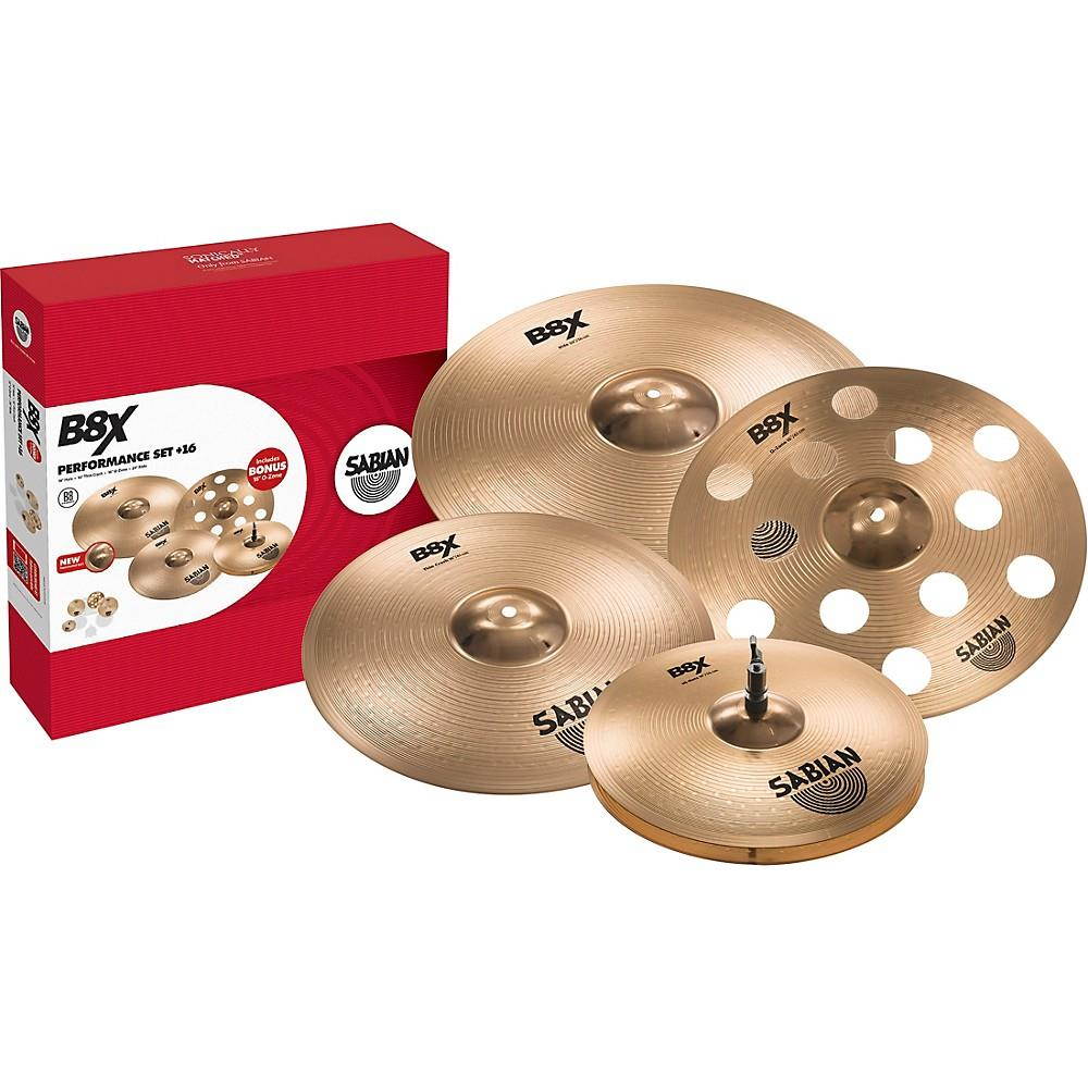 Sabian B8X Performance Pack With 16" O-Zone Crash