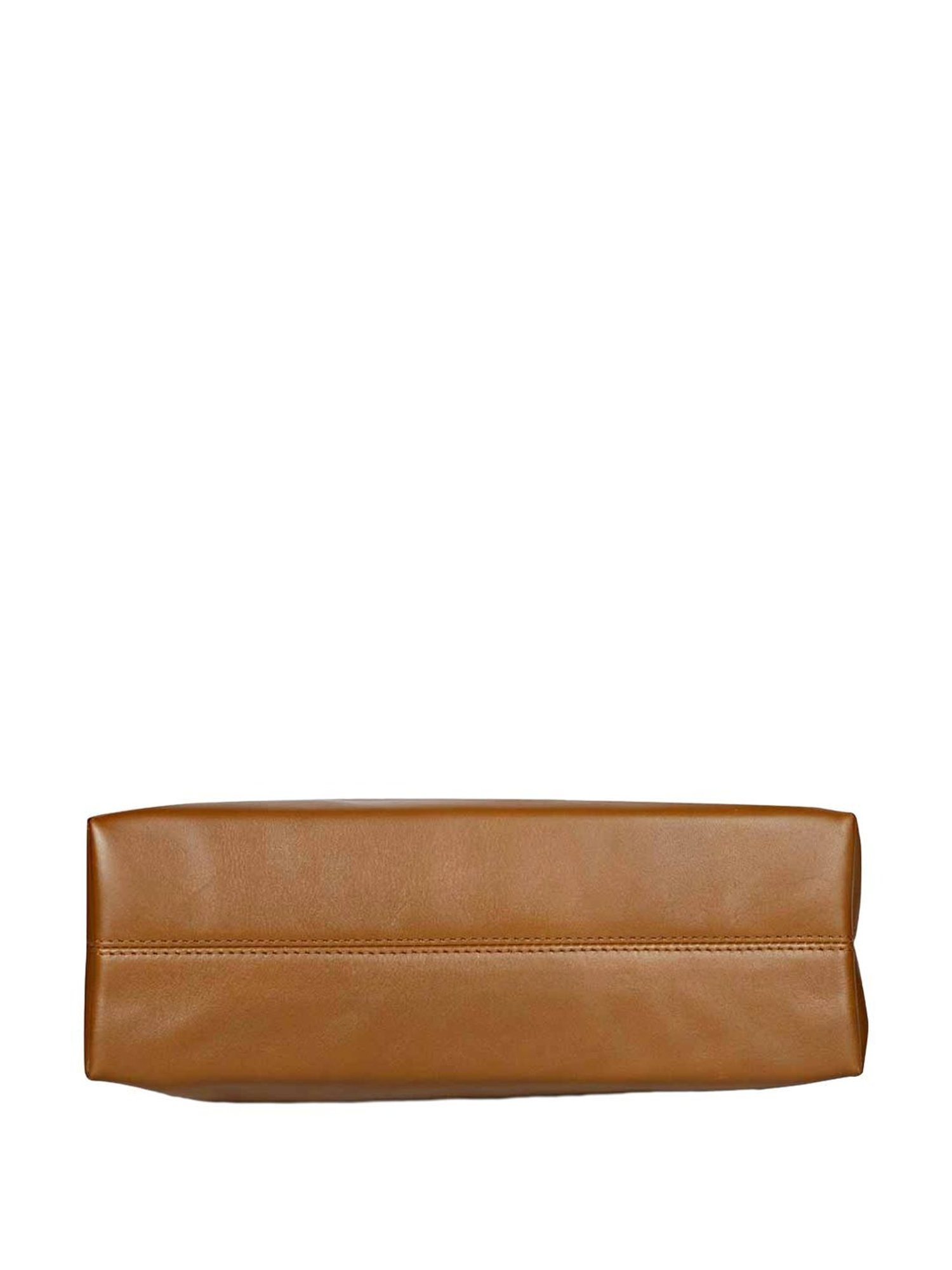 Favore Tan Solid Medium Satchels