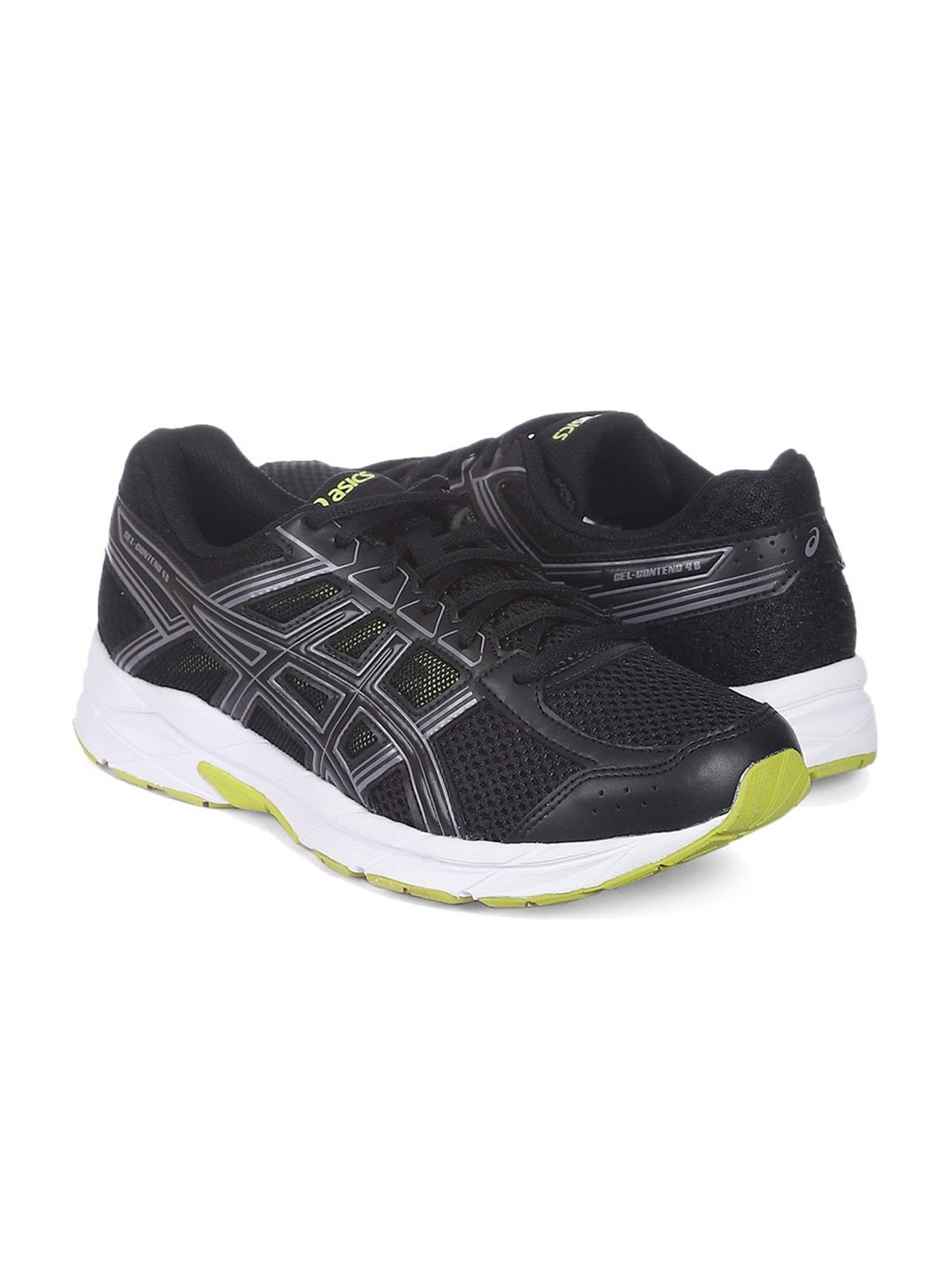 Asics Men's GEL-Contend 4B Black Running Shoes
