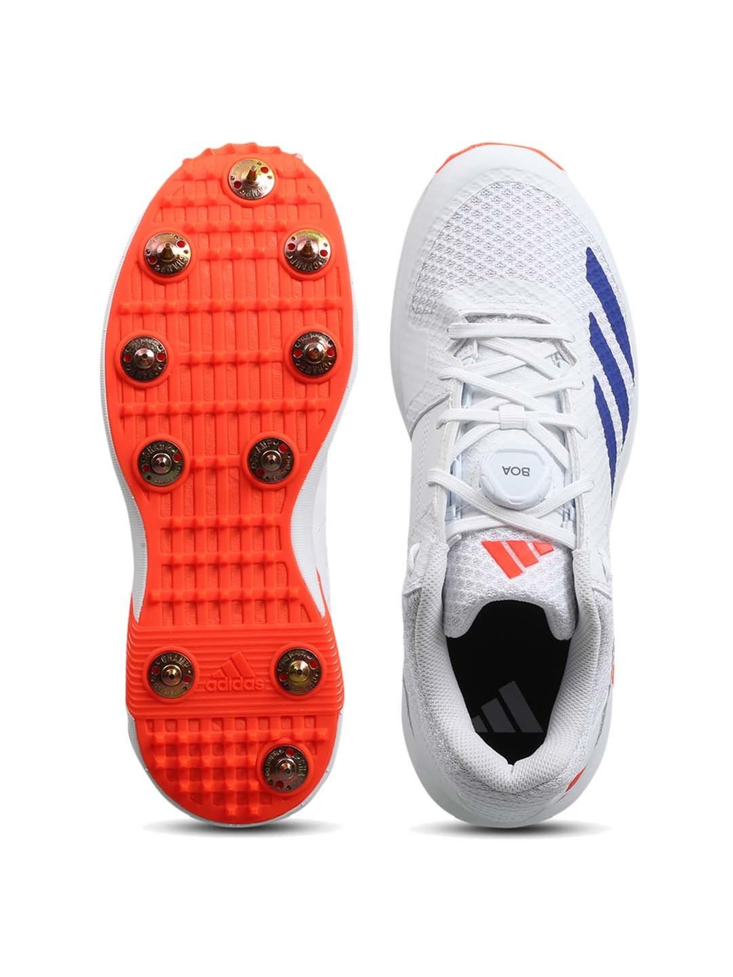 Adidas Men's Adipower Vector Mid 20 White Cricket Shoes