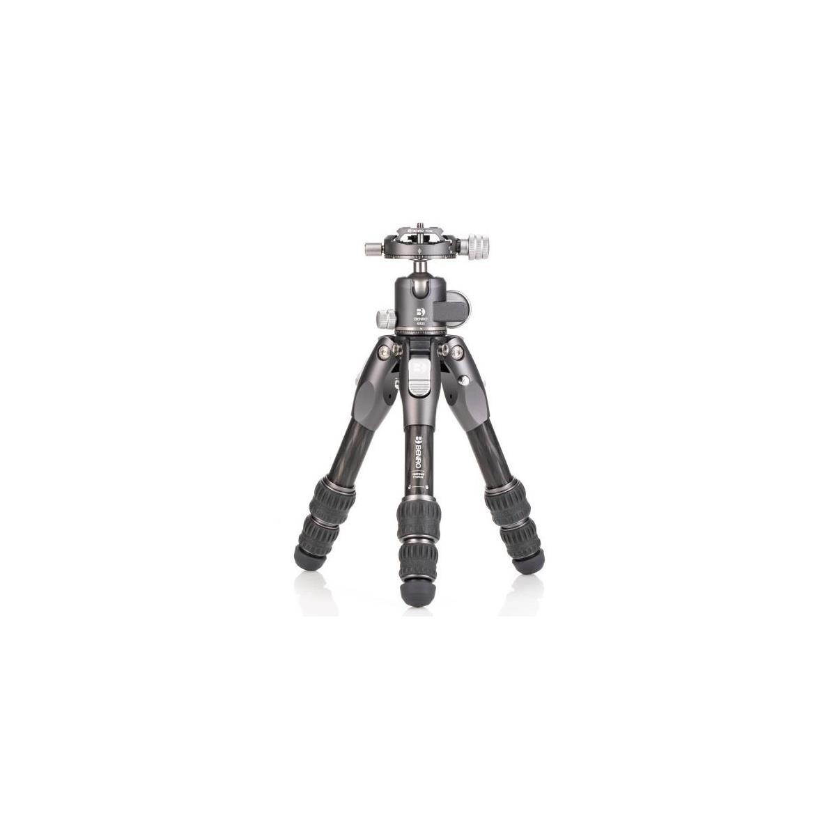 Benro Tortoise Columnless CF Zero Series 3-Leg Section Tripod with GX25 Ballhead