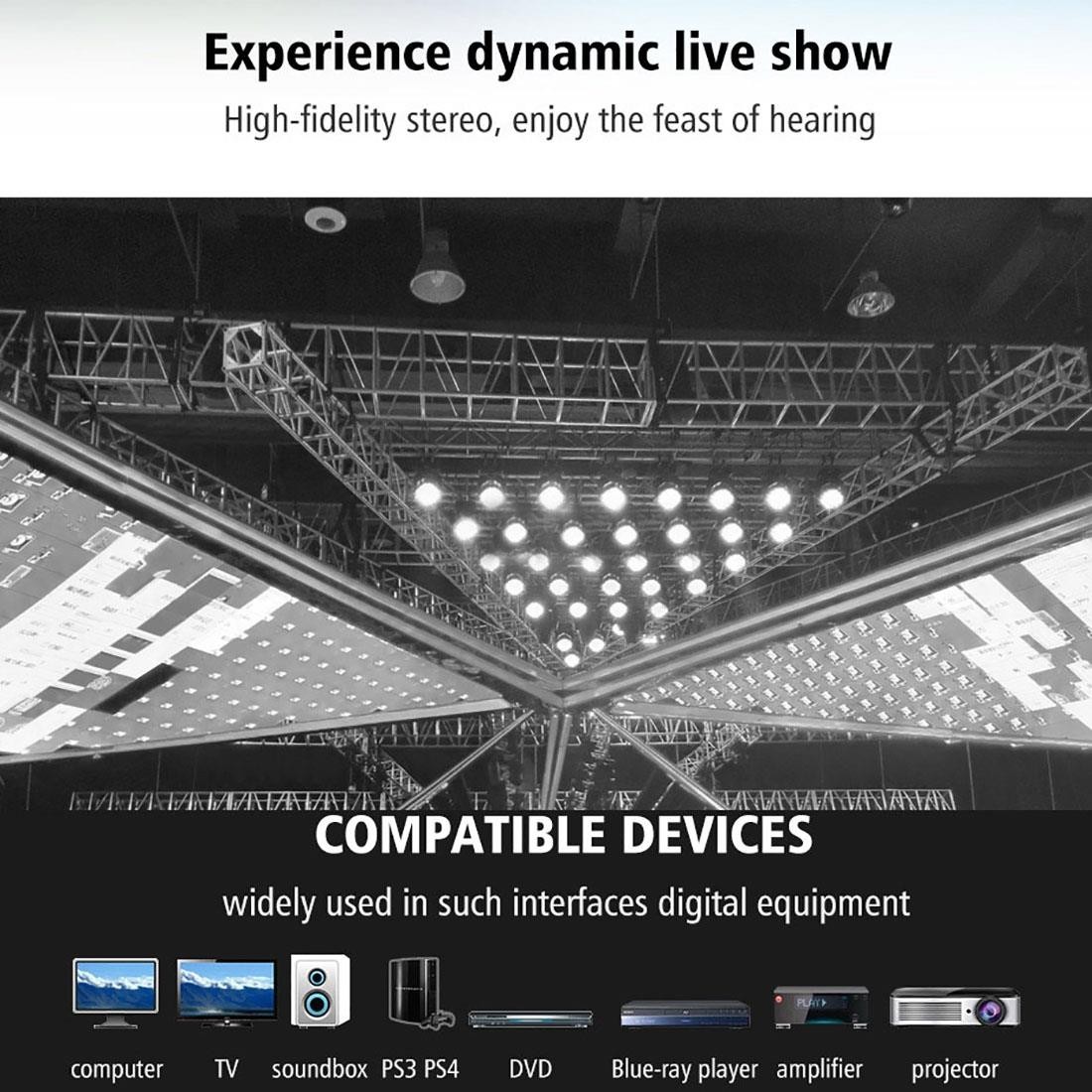 QHG02 SPDIF 5m OD6.0mm  Toslink FIBER Male to Male Digital Optical Audio Cable