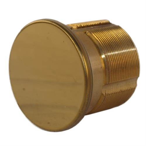 Maxtech B1DC-03 Polished Brass US3 Solid Brass Replacement 1" Dummy Mortise Cylinder Lock