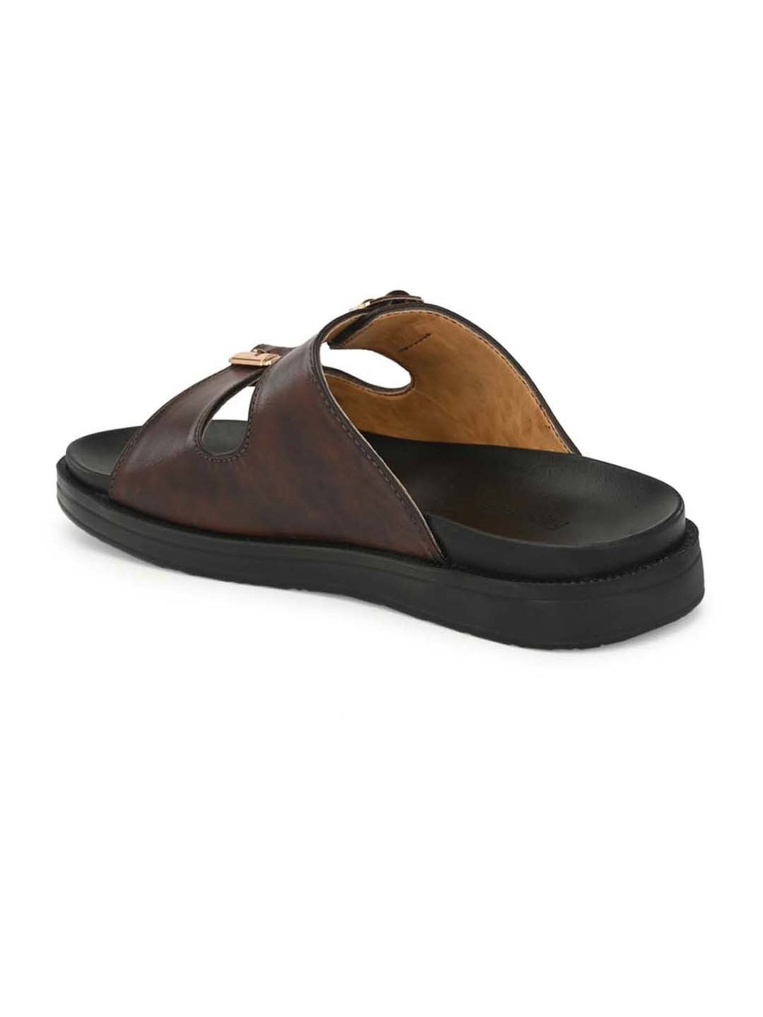 Eego Italy Men's Brown Casual Sandals