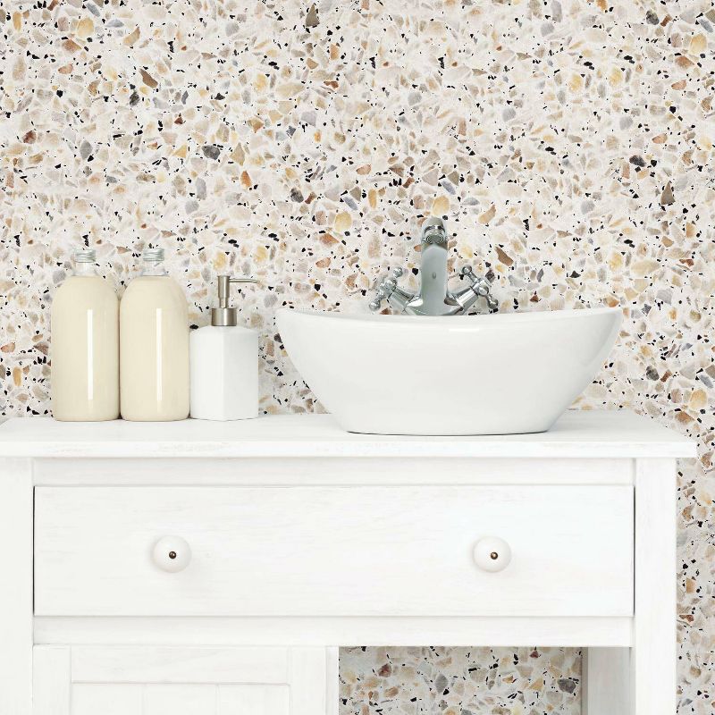 RoomMates Terrazzo Multi Colored Peel & Stick Wallpaper