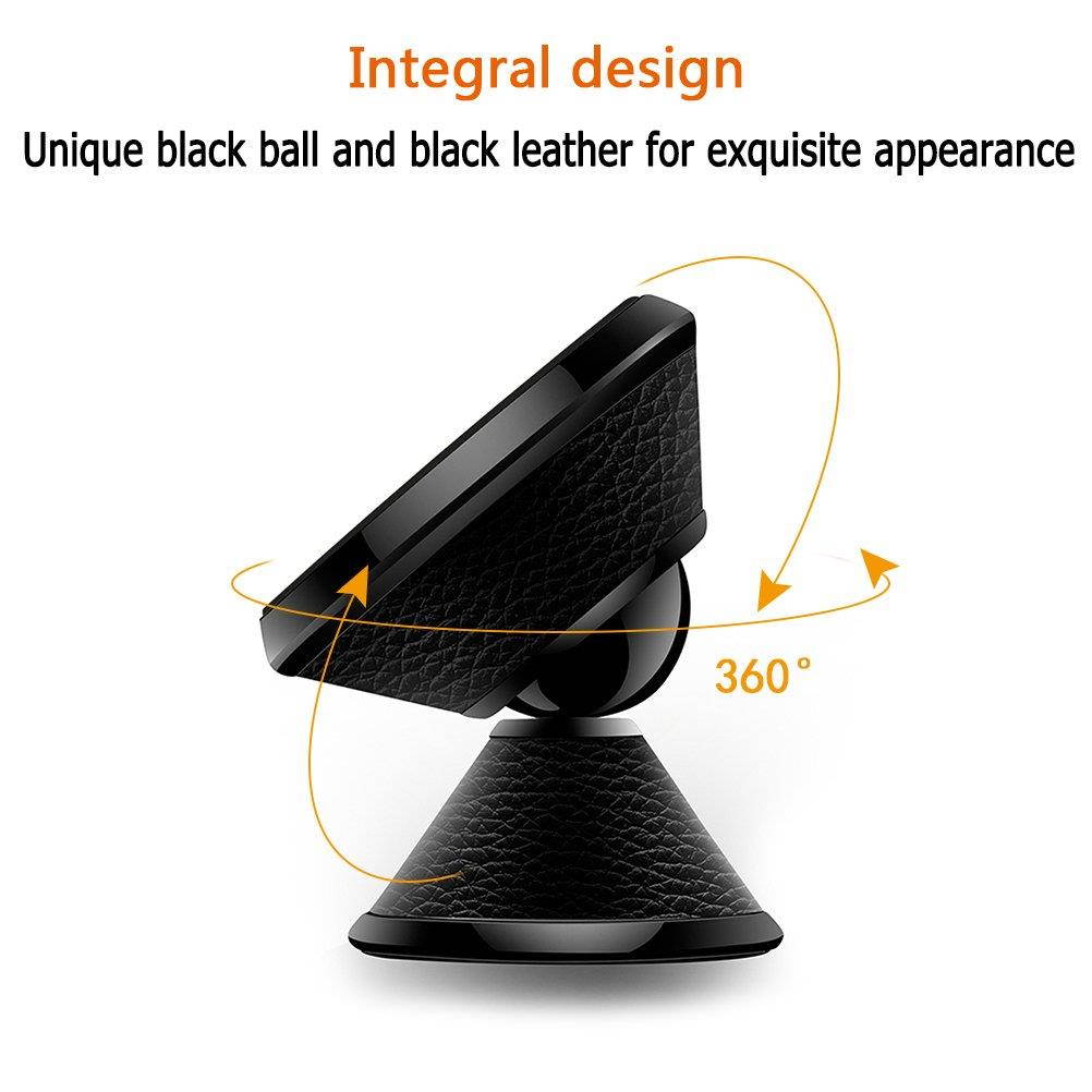 Magnetic Phone Holder for Car Dashboard, Car Phone Mount Luminous Magnetic Car Phone Holder, Universal Metal Magnetic Phone Car Mount 360 Rotation for iPhone,Samsung,Smartphones,GPS